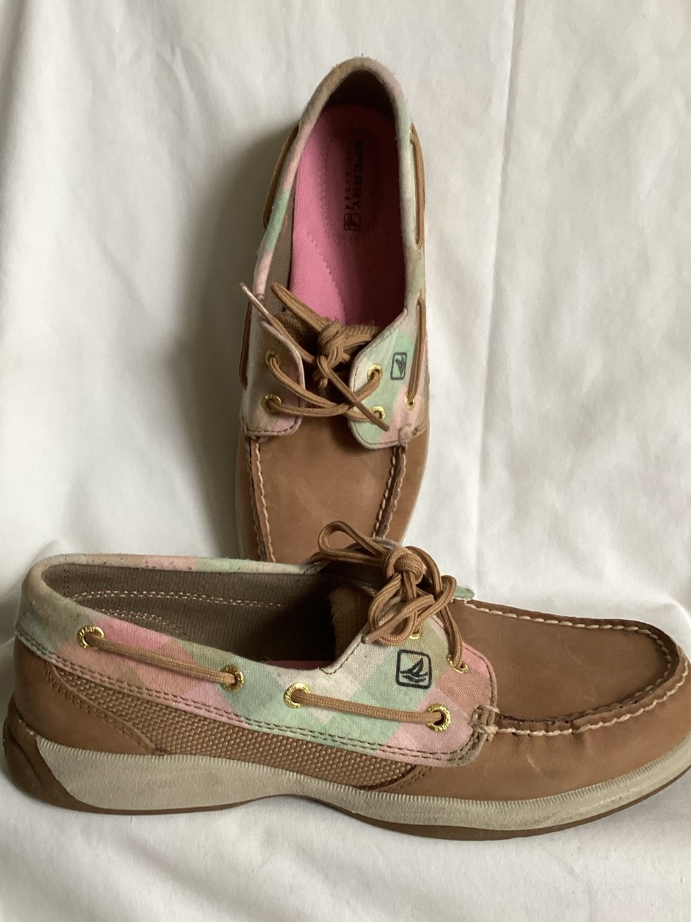 SPERRY Topsider leather boatshoes Sz 7 M
